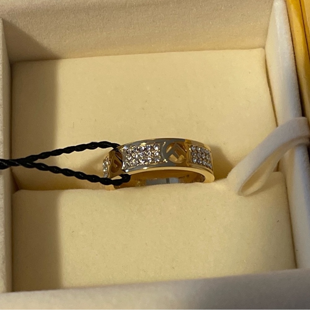 Fendi Ring - F is for Fendi Ring- brand new with tags